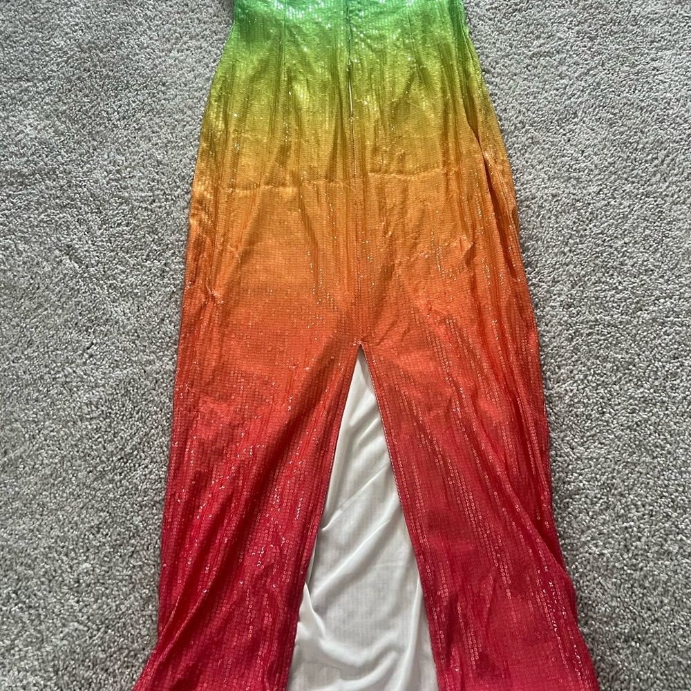 Vibrant Multicolor Gradient Dress - Picture 2 of 5